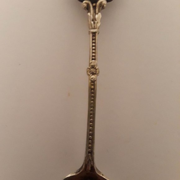 VINTAGE LONDON SILVER PLATED TEASPOON - NO MAKER'S MARK ABOUT 4.5" LONG - Picture 4 of 6